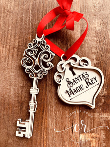 Santa’s Magic Key Custom Personalized Santa’s Magic Key Laser Cut Santa Key