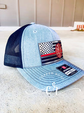 Load image into Gallery viewer, Police Blue Line / Firefighter Richardson 112 Hat / Custom 112 Hat
